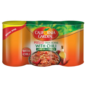 California Garden Foul Medammas Peeled Chili 450G