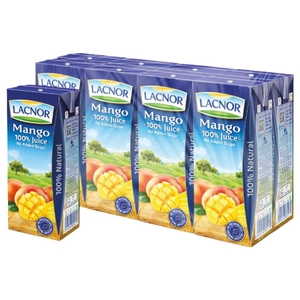 Lacnor Juice Mango 180Ml X8