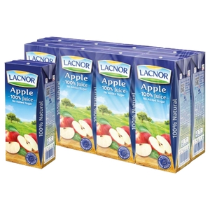 Lacnor Juice Apple 180Ml X8