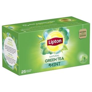 Lipton Natural Green Tea Mint 25 Bags