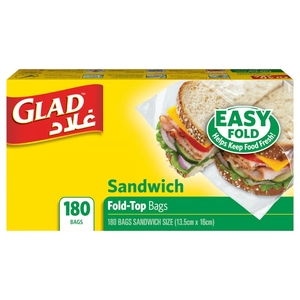 Glad Sandwich Fold Top Bags