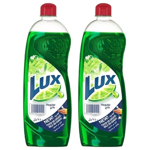 Lux Dishwashing Liquid Regular 725Ml X2