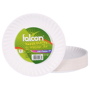 Falcon Paper Plates 6 Inches 100 Pieces