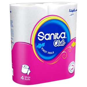 Sanita Club Toilet Tissue 4 Rolls