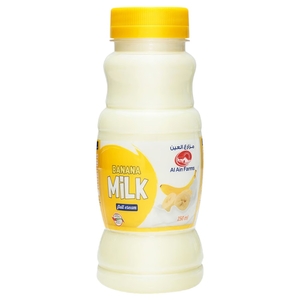 Al Ain Farms Banana Milk Full Cream 250Ml