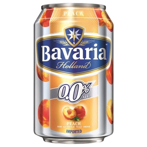 Bavaria Peach Malt Drink 330Ml