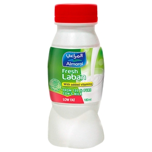 Almarai Fresh Laban Low Fat With Added Vitamins 180Ml