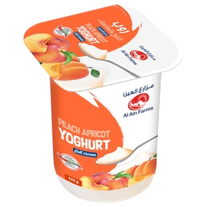 Al Ain Farms Stirred Yoghurt Peach Apricot 125G