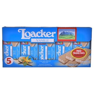 Loacker Vanille Crispy Wafers 45G X 5