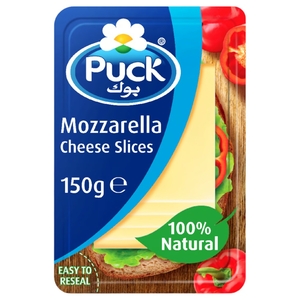 Puck Natural Mozzarella Cheese Slices 150G