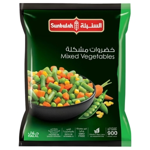 Sunbulah Frozen Mixed Vegetables 900G