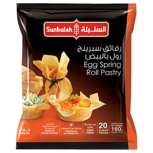 Sunbulah Egg Spring Roll Pastry 160G