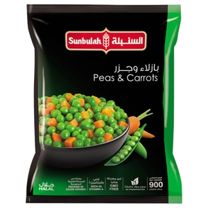 Sunbulah Frozen Peas & Carrot 900G