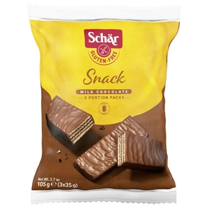Schär Snack Wafer Milk Chocolate Gluten Free 105G