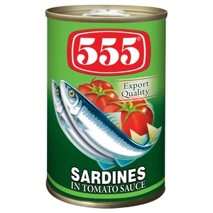 555 Sardines In Tomato Sauce 155G