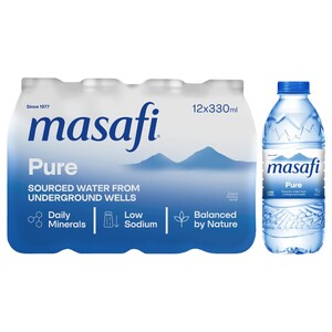 Masafi Pure Drinking Water 330Ml X12