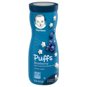 Gerber Blueberry Baby Snack Puffs 42G