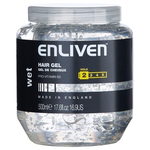 Enliven Men Hair Gel Wet Hold 500Ml