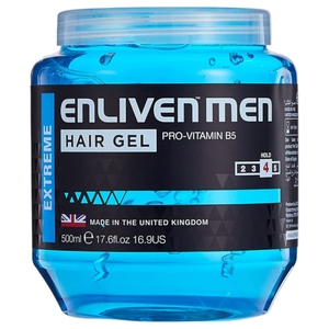 Enliven Men Hair Gel Extreme Hold 500Ml