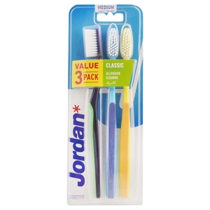 Jordan Classic Tooth Brush Medium 2+1 Free