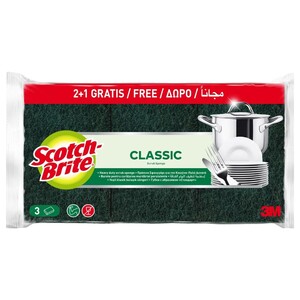 Scotch Brite Heavy Duty Scrub Sponge 2 + 1 Free