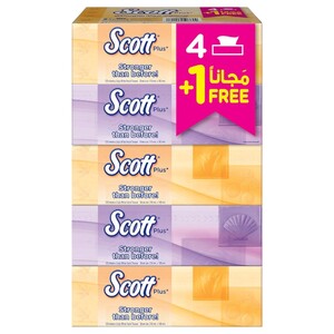 Scott White Facial Tissue X5