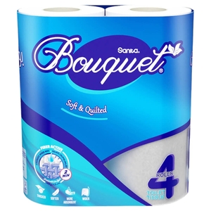 Sanita Bouquet Toilet Tissue 4 Pieces