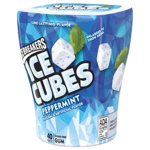 Ice Breakers Ice Cubes Gum Peppermint Sugar Free