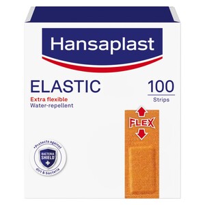 Hansaplast Elastic Fabric Wound Plasters Assorted 100 Strips