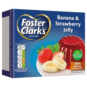 Foster Clark's Jelly Banana And Strawberry 85G
