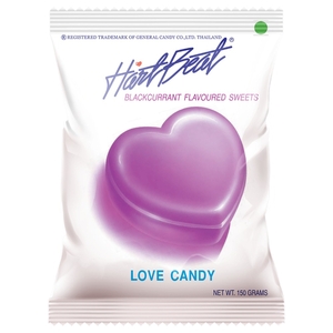Hartbeat Blackcurrant Flavored Sweets 150G