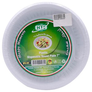 Hte Disposable Round Plate 7 Inch