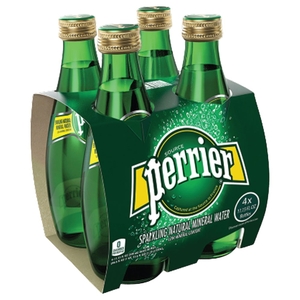 Perrier Sparkling Water Natural 330Ml X4