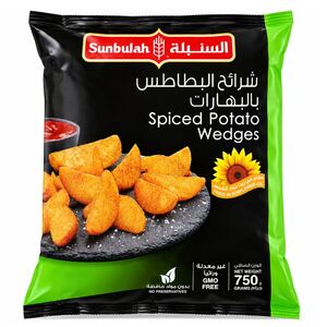 Sunbulah Seasoned Potato Wedges 750G