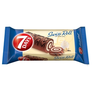 7 Days Swiss Roll Vanilla Filled 20G