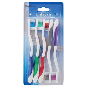 Enfresh Toothbrush Medium Pack 5 Pieces