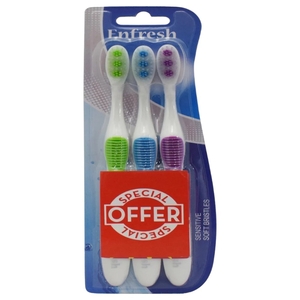 Enfresh Soft Toothbrush 3Pcs