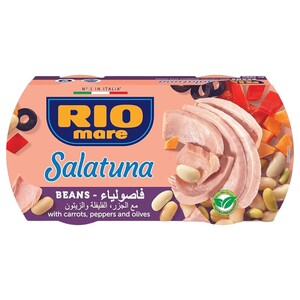 Rio Mare Salatuna Beans Recipe 160G X2