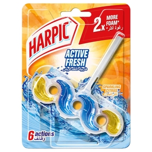 Harpic Toilet Block Active Fresh Sparkling Citrus 35G