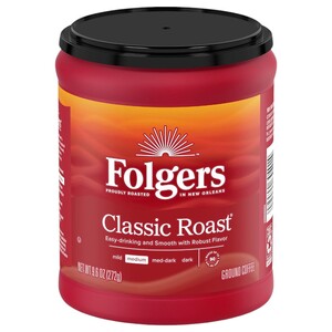 Folgers Classic Medium Roast Ground Coffee 272G