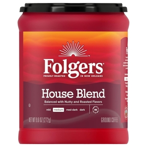 Folgers House Colombian Blend Medium Roast Coffee 272G