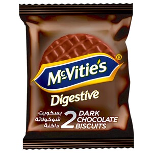 Mcvities Digestive Dark Chocolate Biscuits 33G