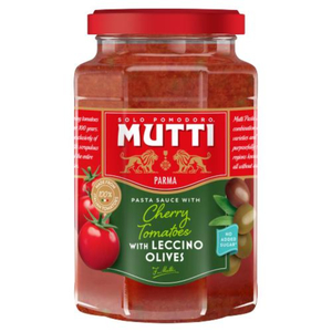 Mutti Pasta Sauce With Cherry Tomatoes With Leccino Olives 400G