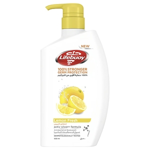 Lifebuoy Body Wash Anti-Bacterial Lemon Fresh 500Ml