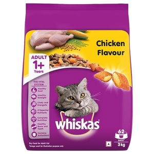 Whiskas Cat Food Chicken Flavor 3Kg