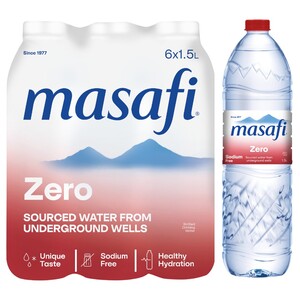 Masafi Zero Sodium Mineral Water 1.5L X6
