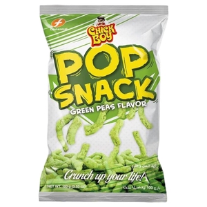 Chick Boy Pop Crunch Green Peas Flavor 100G