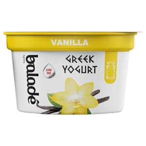 Balade Greek Yoghurt Vanilla Low Fat 180G