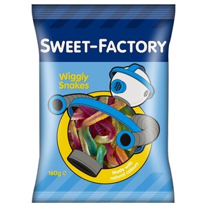 Sweet Factory Wiggly Snakes 160G
