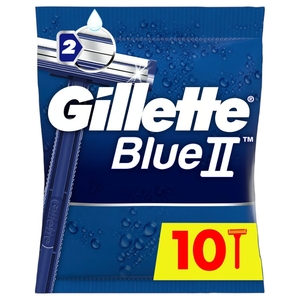 Gillete Blue 2 Long Lasting Blades 10 Pieces